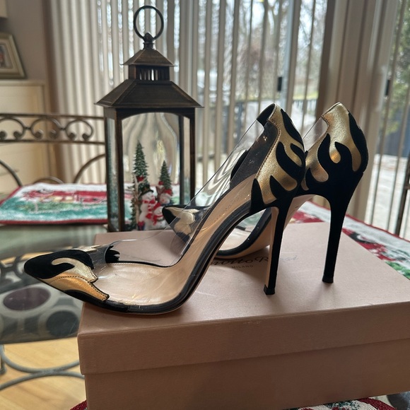 Gianvito Rossi plexi 105mm pump. - Picture 2 of 4